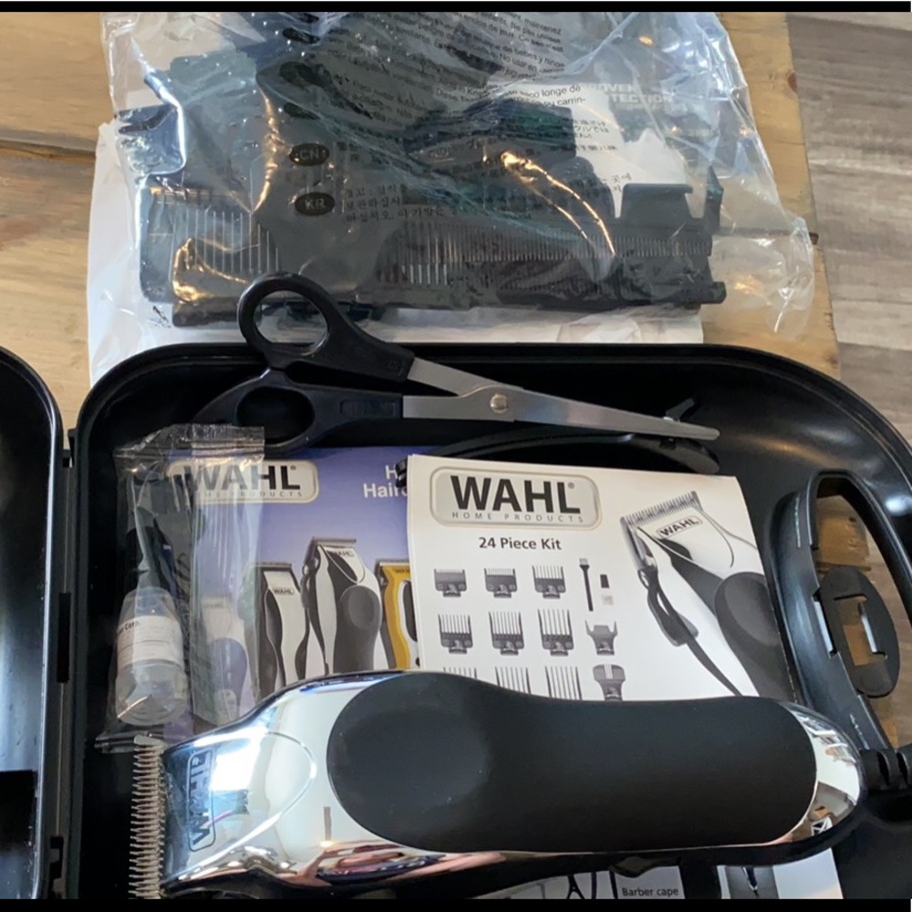 Wahl chrome haircutting kit